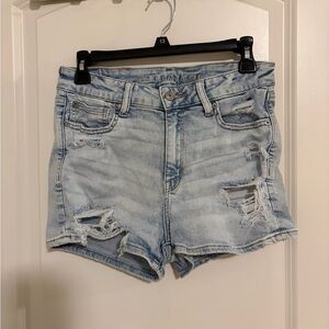 American Eagle Outfitters Light Wash Denim Shorts with Stretch